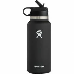 Hydro Flask Water Bottles 32oz Wide Mouth Straw Lid 2.0 Water Bottle