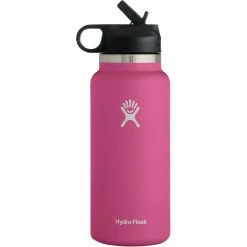 Hydro Flask Water Bottles 32oz Wide Mouth Straw Lid 2.0 Water Bottle -Gsi Outdoor Shop CAR