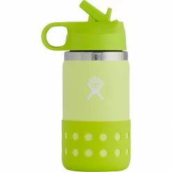 Hydro Flask Water Bottles 12oz Wide Mouth Flex Straw & Boot Kids' -Gsi Outdoor Shop HON