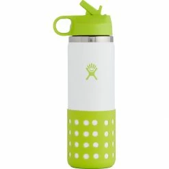 Hydro Flask Water Bottles 20oz Wide Mouth Flex Straw & Boot Kids' -Gsi Outdoor Shop JUN