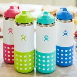 Hydro Flask Water Bottles 20oz Wide Mouth Flex Straw & Boot Kids' -Gsi Outdoor Shop JUN D1