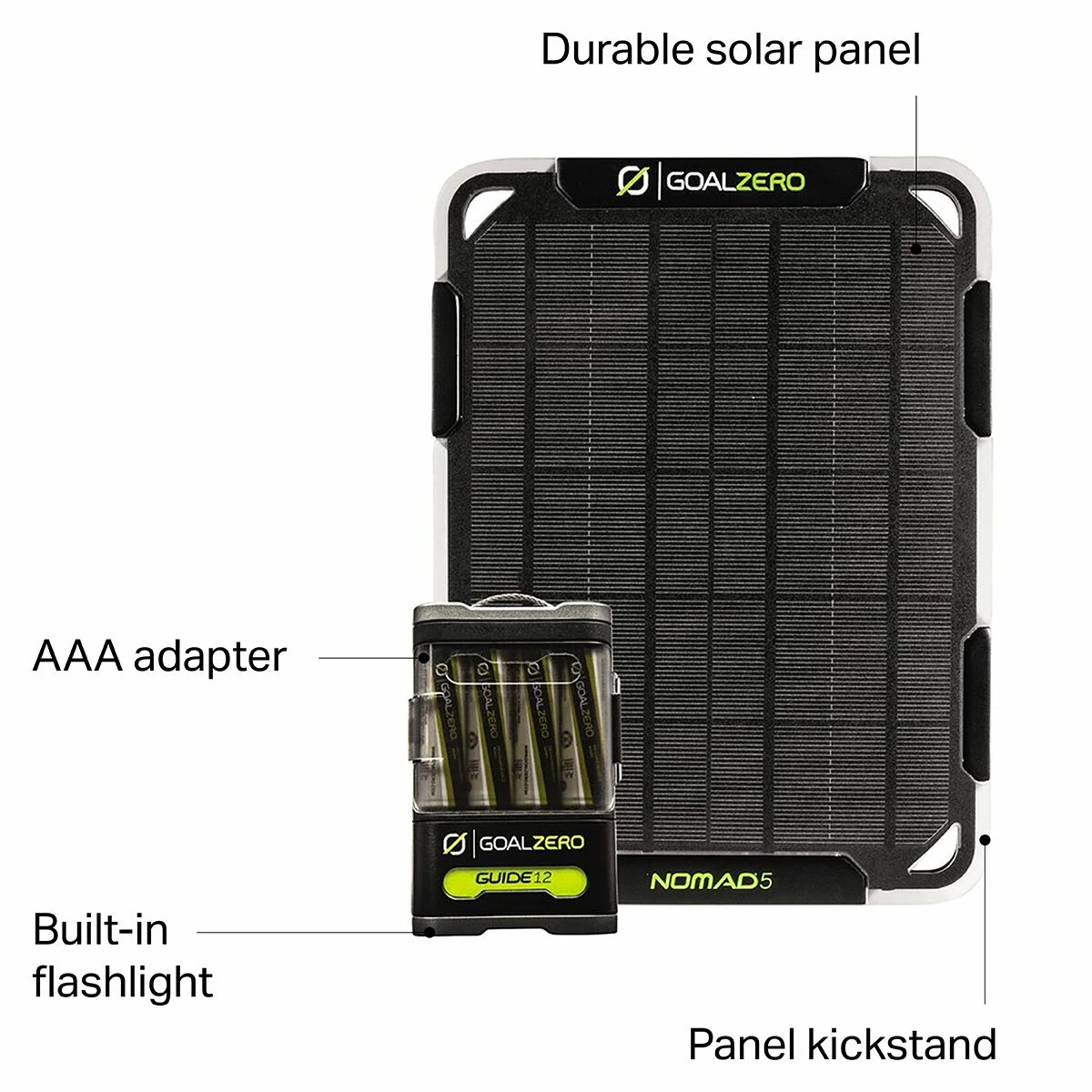 Goal Zero Batteries & Solar Power Guide 12 Solar Kit With Nomad 5 Solar Panel 2 Goal Zero Batteries & Solar Power Guide 12 Solar Kit With Nomad 5 Solar Panel - Image 2