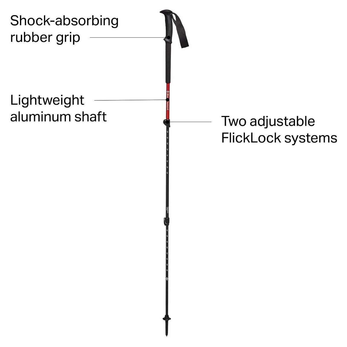 Black Diamond Trekking Poles Trailback Trekking Poles 2 Black Diamond Trekking Poles Trailback Trekking Poles - Image 2