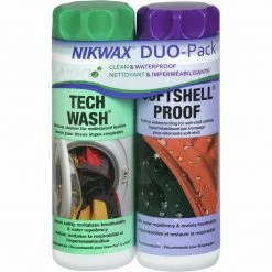 Nikwax Fabric Care Tech Wash and Softshell Proof Wash In Duo Pack 300 ml