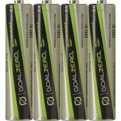 Goal Zero Batteries & Solar Power AAA Batteries and Adapter 4 Pack