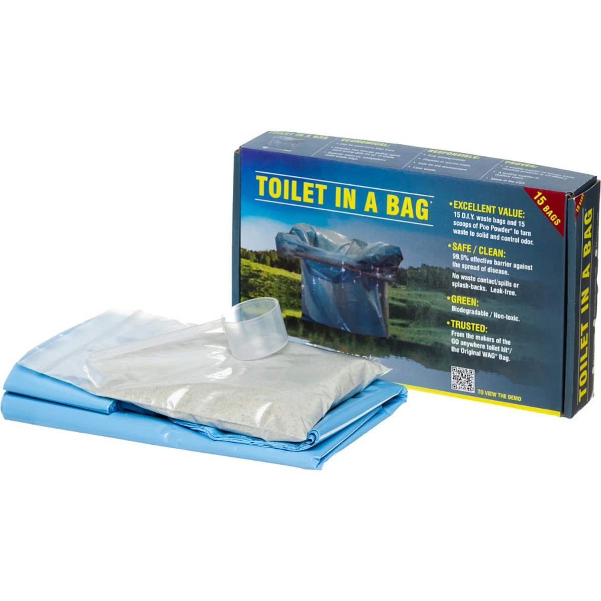 Cleanwaste Outhouses Toilet In A Bag 15 Pack 1 Cleanwaste Outhouses Toilet In A Bag 15 Pack