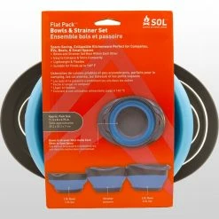 Adventure Ready Brands Books, Maps & Games SOL Flat Pack Bowls & Strainer Set 11 Adventure Ready Brands Books, Maps & Games SOL Flat Pack Bowls & Strainer Set -Gsi Outdoor Shop ONECOL D1 28