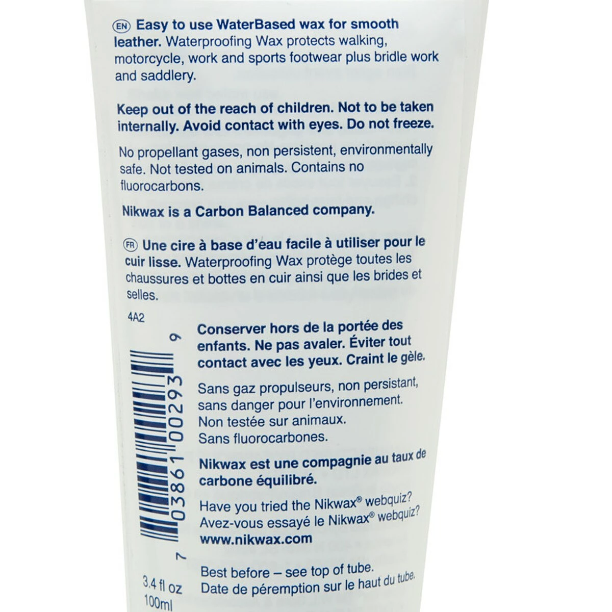 Nikwax Fabric Care Creme Waterproofing Wax for Leather 2 Nikwax Fabric Care Creme Waterproofing Wax for Leather - Image 2