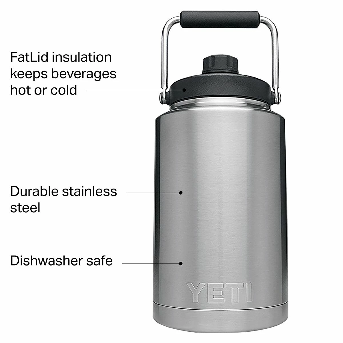 YETI Water Bottles Rambler One Gallon Jug 6 YETI Water Bottles Rambler One Gallon Jug - Image 6