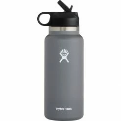 Hydro Flask Water Bottles 32oz Wide Mouth Straw Lid 2.0 Water Bottle -Gsi Outdoor Shop STO