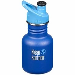 Klean Kanteen Water Bottles Sport Cap 3.0 Classic 12oz Bottle Kids' -Gsi Outdoor Shop SURUP