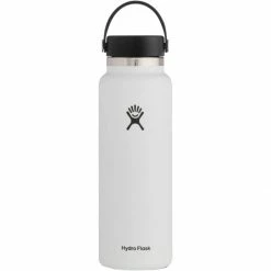 Hydro Flask Water Bottles 32oz Wide Mouth Flex Cap 2.0 Water Bottle -Gsi Outdoor Shop WHI 1