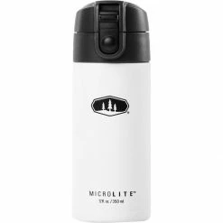 GSI Outdoors Water Bottles Microlite 350 Flip Water Bottle -Gsi Outdoor Shop WHI 11
